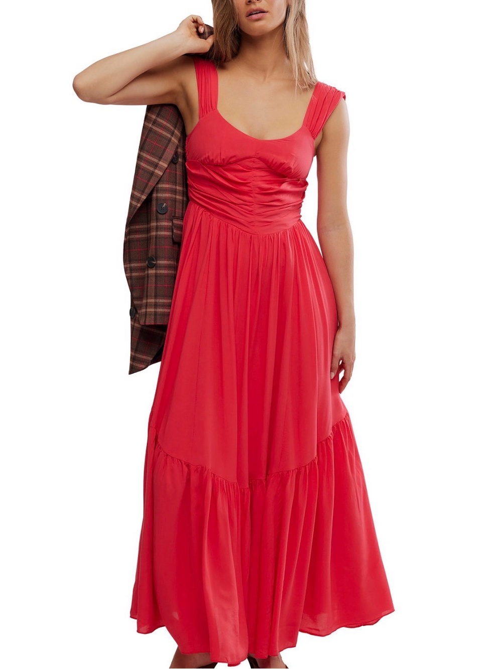 Free People Red Maxi Dress